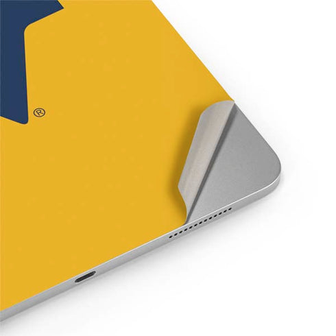 West Virginia University Yellow Background iPad Pro 13in M4 (2024) Skin