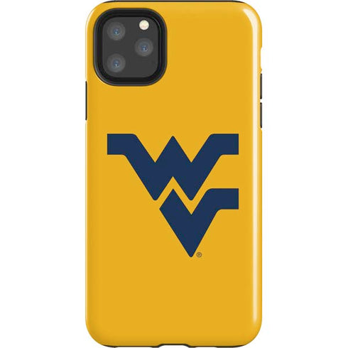 West Virginia University Yellow Background iPhone Cases