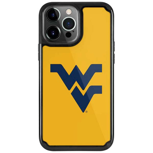 West Virginia University Yellow Background iPhone Cases