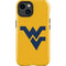 West Virginia University Yellow Background iPhone 15 Impact Case