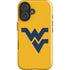 West Virginia University Yellow Background iPhone 16 Plus Impact Case