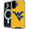 West Virginia University Yellow Background iPhone 16 Plus MagSafe Case