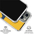 West Virginia University Yellow Background iPhone 16 Pro Max Clear Case