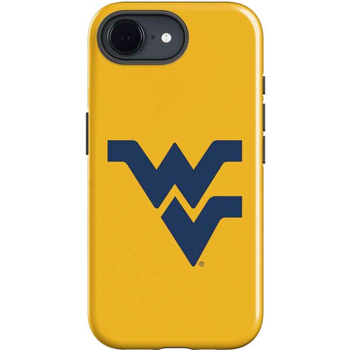 West Virginia University Yellow Background iPhone 16e Impact Case