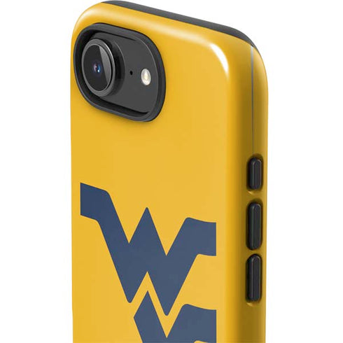 West Virginia University Yellow Background iPhone 16e Impact Case