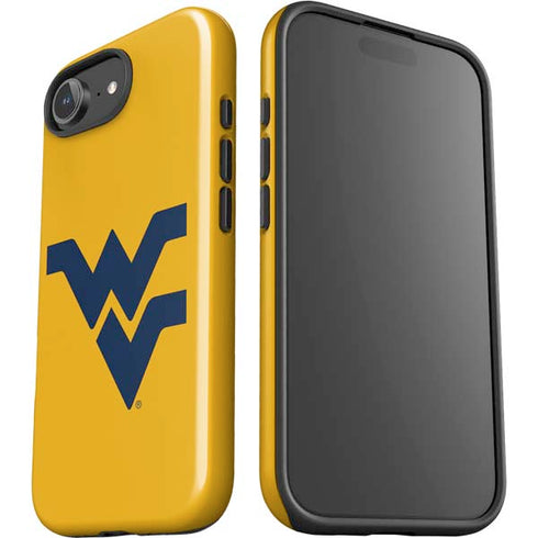 West Virginia University Yellow Background iPhone 16e Impact Case