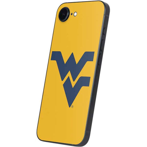 West Virginia University Yellow Background iPhone 16e Skin