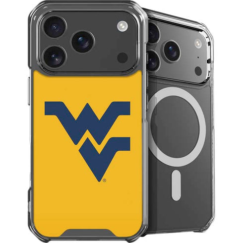 West Virginia University Yellow Background iPhone 18 Pro MagSafe Case