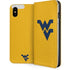 West Virginia University Yellow Background iPhone 8 Folio Case