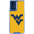 West Virginia University Yellow Background Moto G 5G (2024) Clear Case