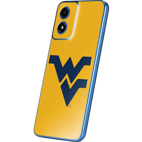 West Virginia University Yellow Background Moto G Play 4G (2024) Skin