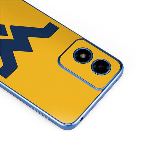West Virginia University Yellow Background Moto G Play 4G (2024) Skin