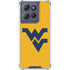 West Virginia University Yellow Background Moto G Power 5G (2025) Clear Case