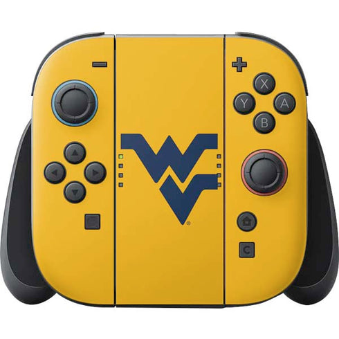 West Virginia University Yellow Background Nintendo Skins