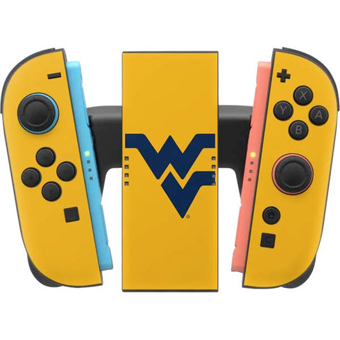 West Virginia University Yellow Background Nintendo Switch 2 (2025) Joy-Con Controller Skin