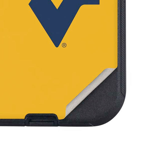 West Virginia University Yellow Background Otterbox Defender iPhone Skin