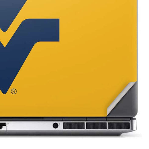 West Virginia University Yellow Background Dell Precision Skin