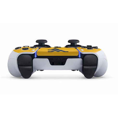West Virginia University Yellow Background PS5 DualSense Edge Pro Controller Skin