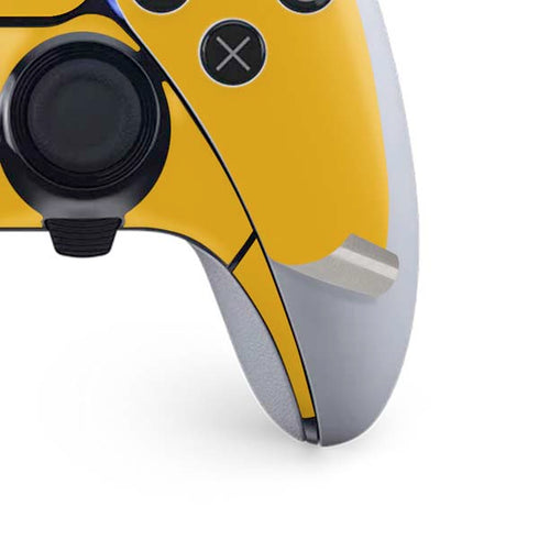 West Virginia University Yellow Background PS5 DualSense Edge Pro Controller Skin