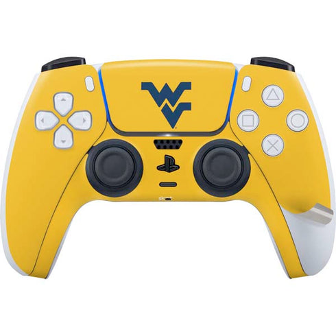 West Virginia University Yellow Background PS5 Pro Bundle Skin