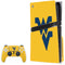 West Virginia University Yellow Background PS5 Pro Disk Bundle Skin