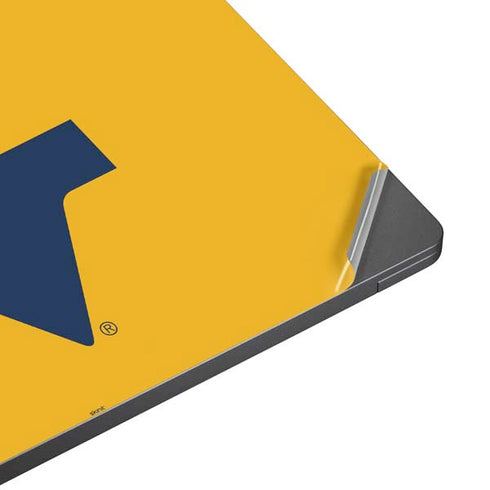 West Virginia University Yellow Background Surface Laptop 7 15in Skin