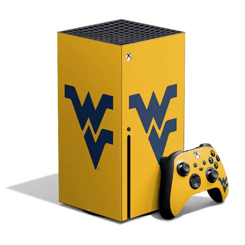 West Virginia University Yellow Background Xbox Series X Bundle Skin