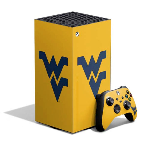 West Virginia University Yellow Background XBox Series X Digital Edition Bundle Skin