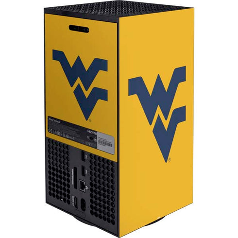 West Virginia University Yellow Background XBox Series X Digital Edition Bundle Skin