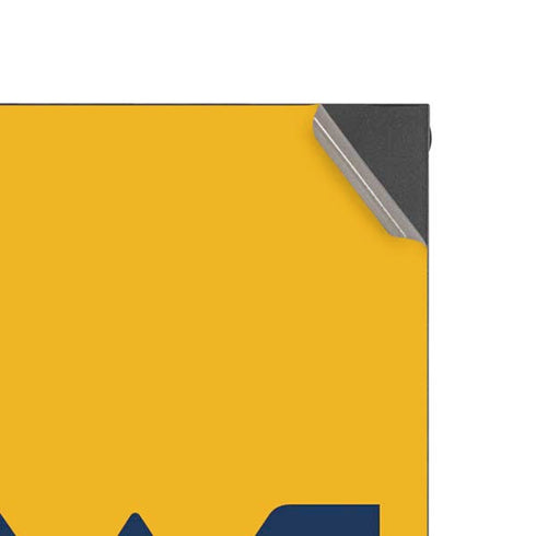 West Virginia University Yellow Background XBox Series X Digital Edition Console Skin