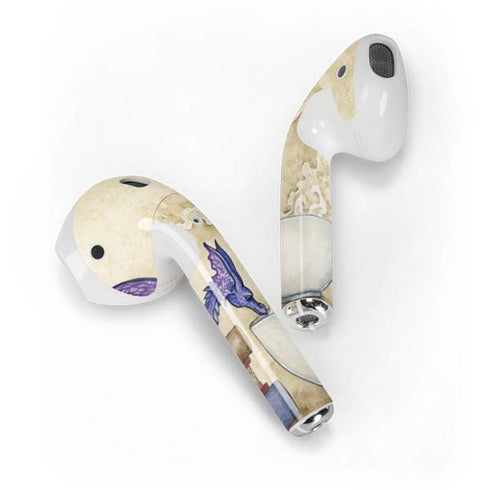 Whats in Here Coffee Dragon by Amy Brown Apple AirPods Skin