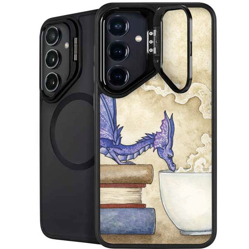 Whats in Here Coffee Dragon by Amy Brown Galaxy S24 FE Kickstand Case