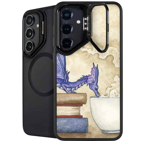 Whats in Here Coffee Dragon by Amy Brown Galaxy S25 Kickstand Case