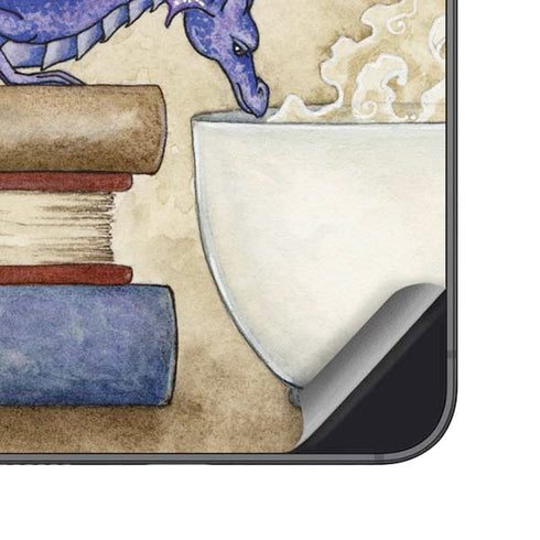 Whats in Here Coffee Dragon by Amy Brown Galaxy S24 Plus Skin