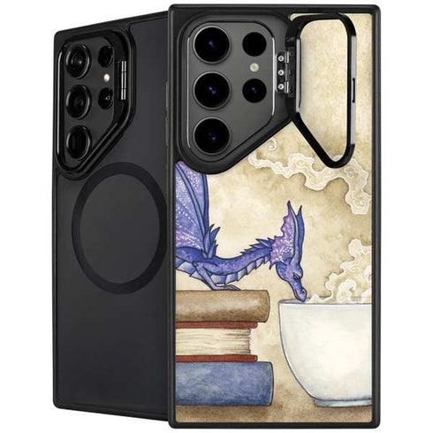 Whats in Here Coffee Dragon by Amy Brown Galaxy S24 Ultra Kickstand Case