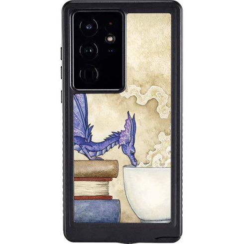 Whats in Here Coffee Dragon by Amy Brown Galaxy S24 Ultra Waterproof Case