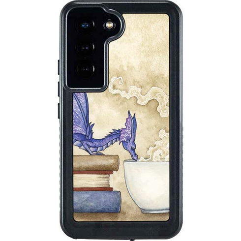 Whats in Here Coffee Dragon by Amy Brown Galaxy S24 Waterproof Case