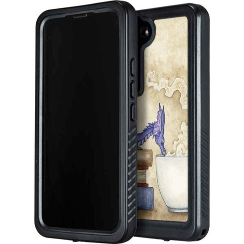 Whats in Here Coffee Dragon by Amy Brown Galaxy S24 Waterproof Case
