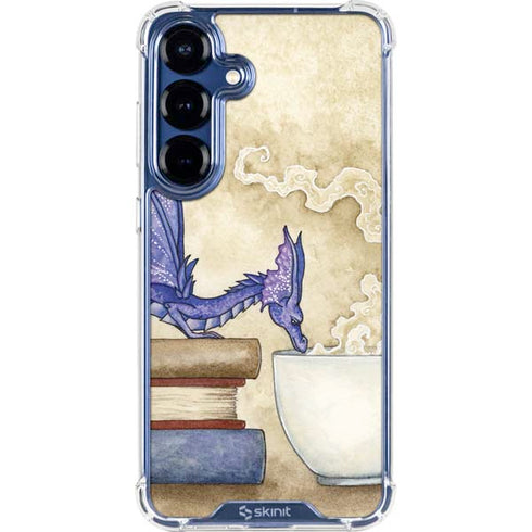 Whats in Here Coffee Dragon by Amy Brown Galaxy S25 Clear Case