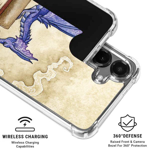 Whats in Here Coffee Dragon by Amy Brown Galaxy S26 Plus Clear Case