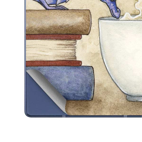 Whats in Here Coffee Dragon by Amy Brown Galaxy Z Fold6 Skin