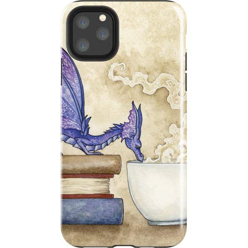 Whats in Here Coffee Dragon by Amy Brown iPhone Cases