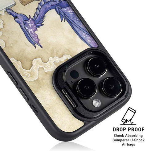 Whats in Here Coffee Dragon by Amy Brown iPhone 15 Pro Max Kickstand Case