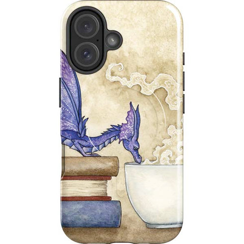 Whats in Here Coffee Dragon by Amy Brown iPhone 16 Magsafe Impact Case