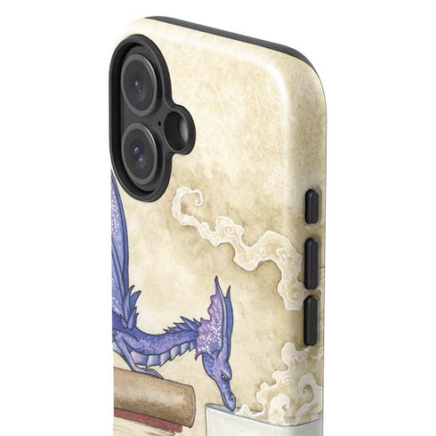 Whats in Here Coffee Dragon by Amy Brown iPhone 16 Plus Impact Case