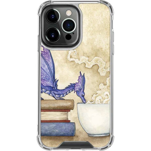 Whats in Here Coffee Dragon by Amy Brown iPhone 16 Pro Clear Case