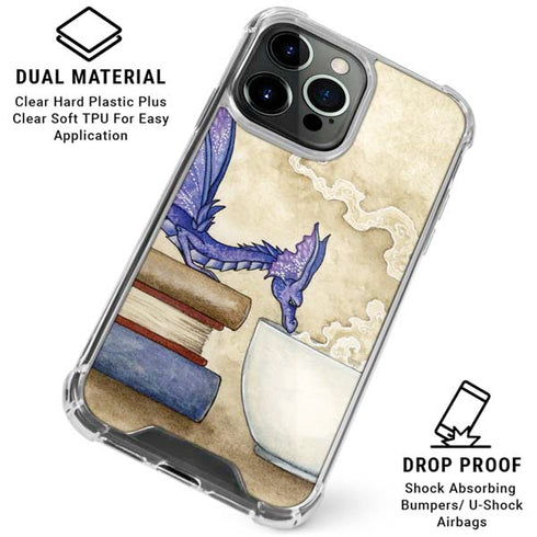Whats in Here Coffee Dragon by Amy Brown iPhone 16 Pro Max Clear Case