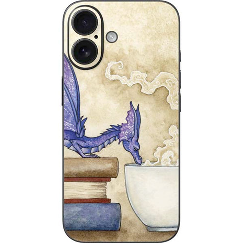 Whats in Here Coffee Dragon by Amy Brown iPhone 16 Skin