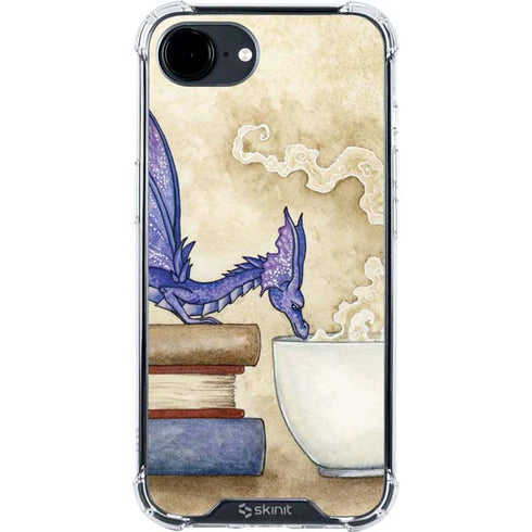 Whats in Here Coffee Dragon by Amy Brown iPhone 16e Clear Case