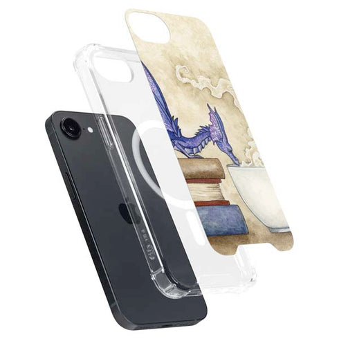 Whats in Here Coffee Dragon by Amy Brown iPhone 16e MagSafe Case